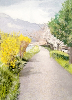 春の散歩道
