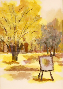 公園の午後（習作）