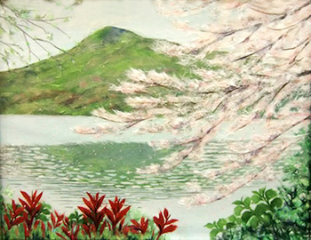 長沢池の春